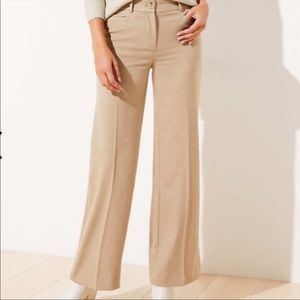 Loft brushed flannel high waisted trouser